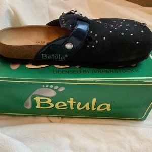 Birkenstock Betula clogs, sz 40 narrow, blue